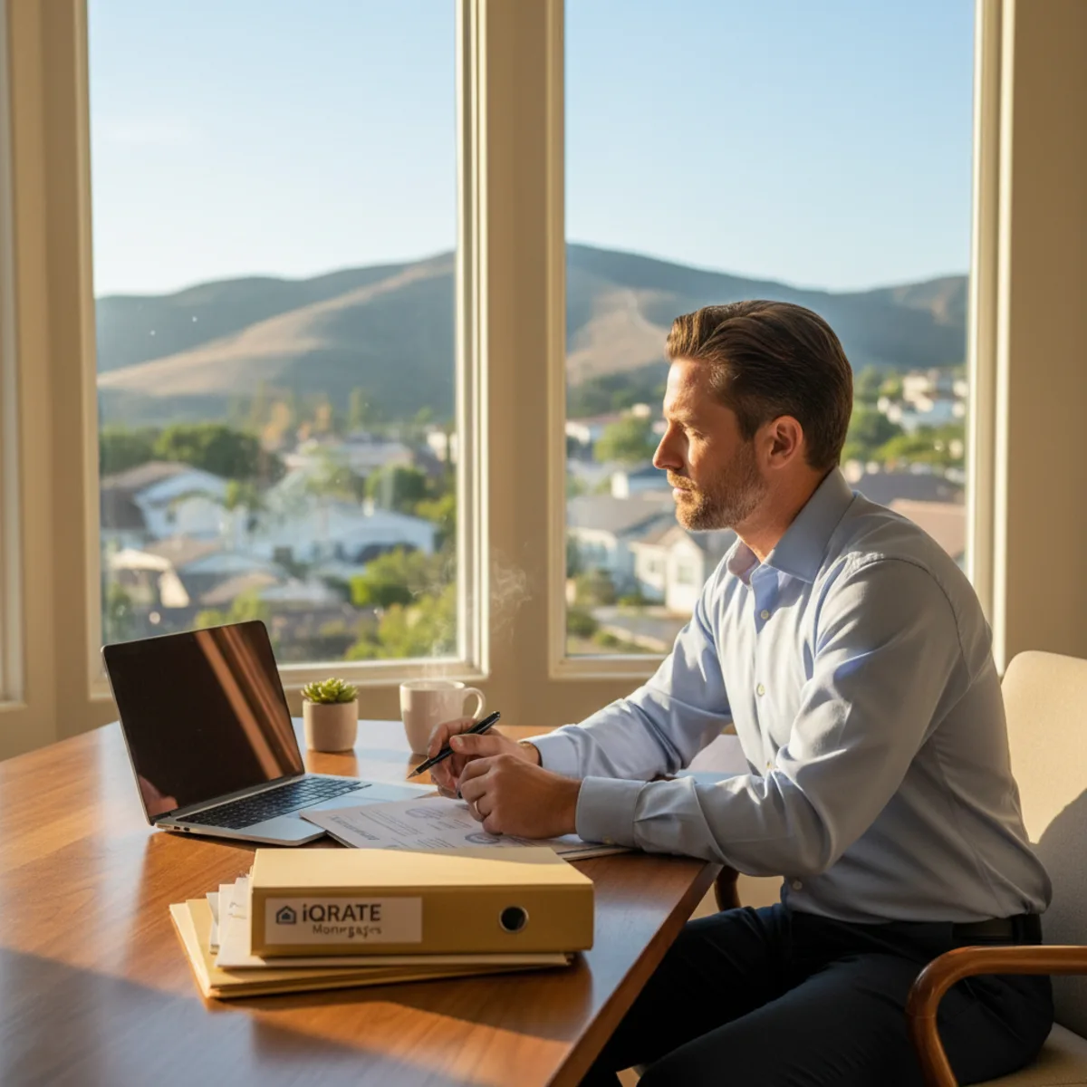 Investor planning a comeback in California office.