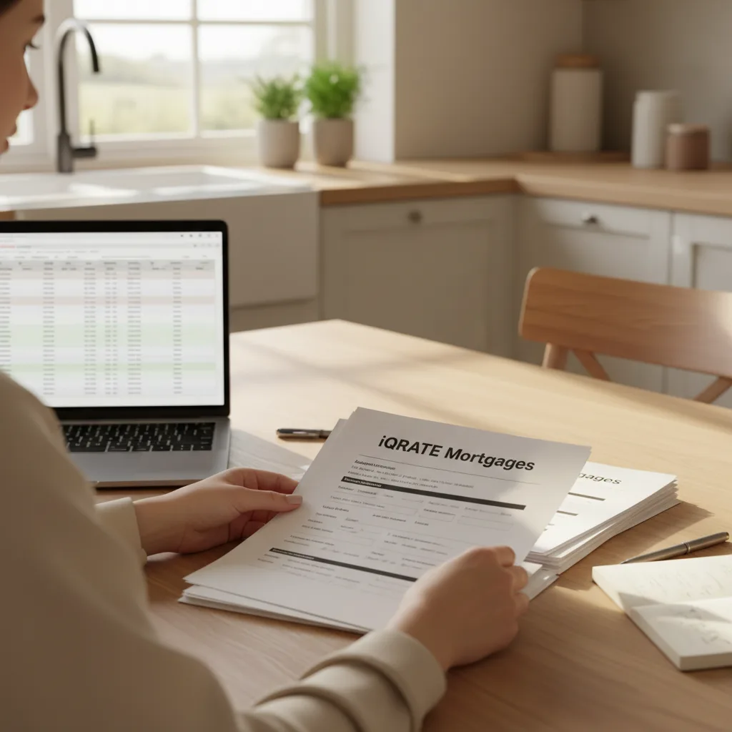 A person calculating their finances for a down payment.