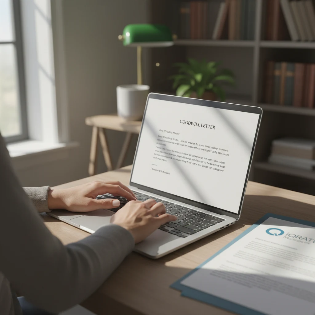 Illustration of a credit score dropping after a late payment.