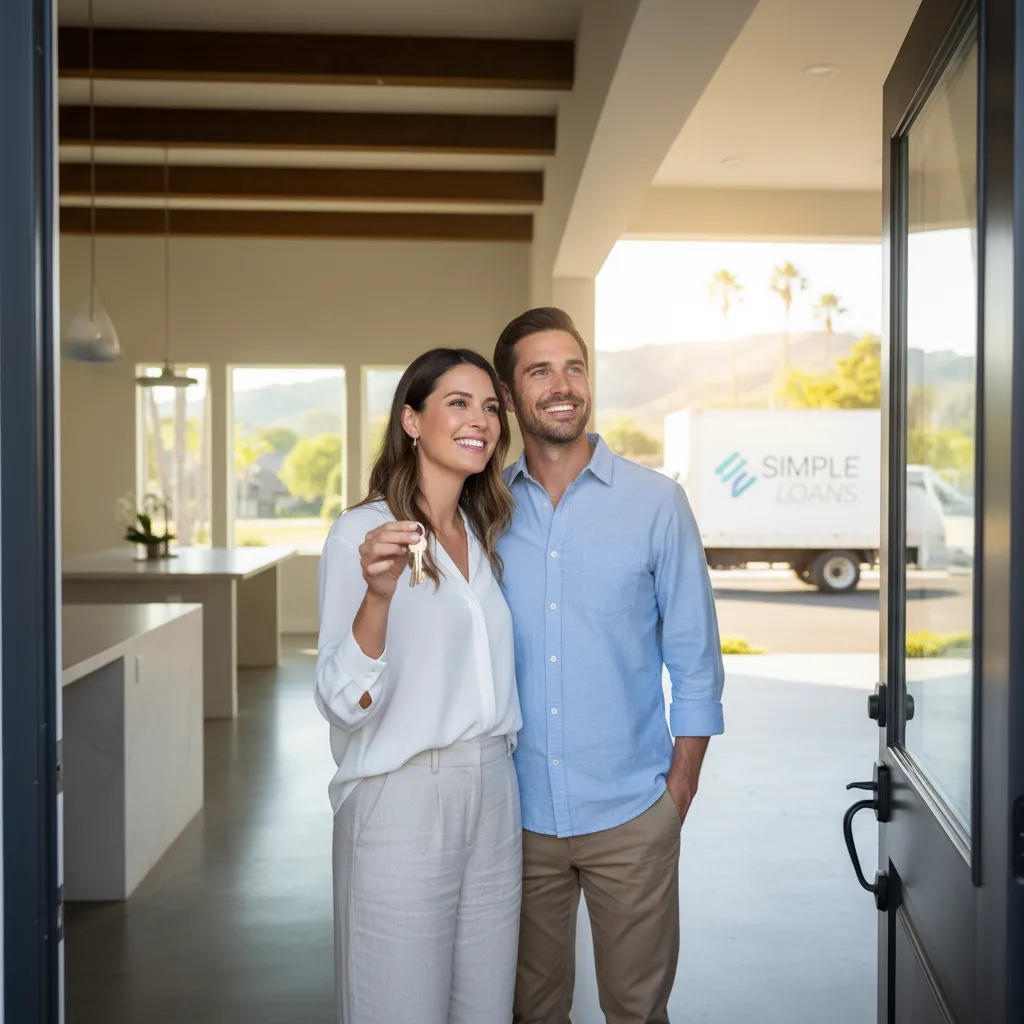 A modern home in a high-cost California area.