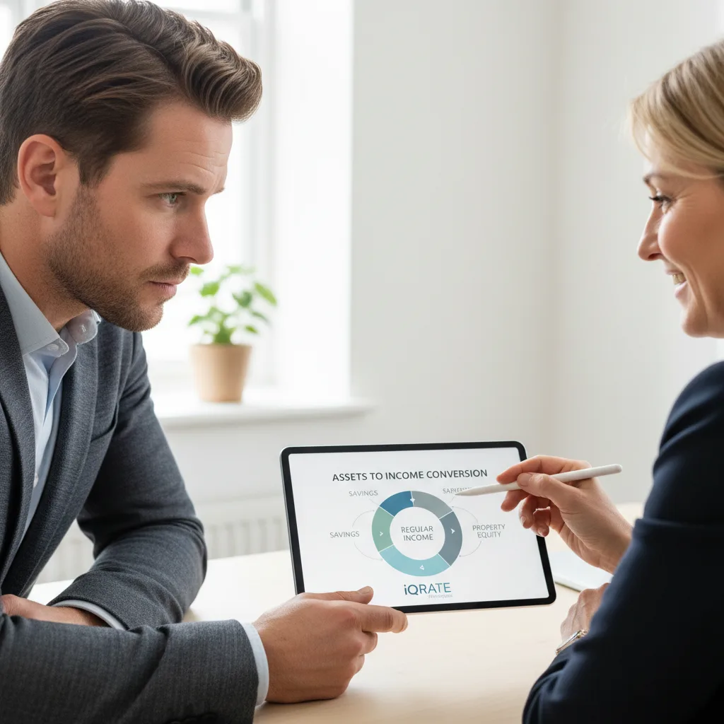 Calculating qualifying income from a stock portfolio.