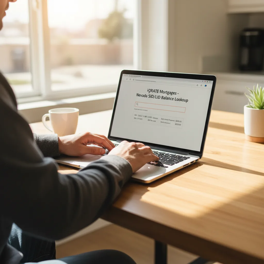 Homebuyer reviewing mortgage documents and considering the impact of SID fees on their DTI ratio.