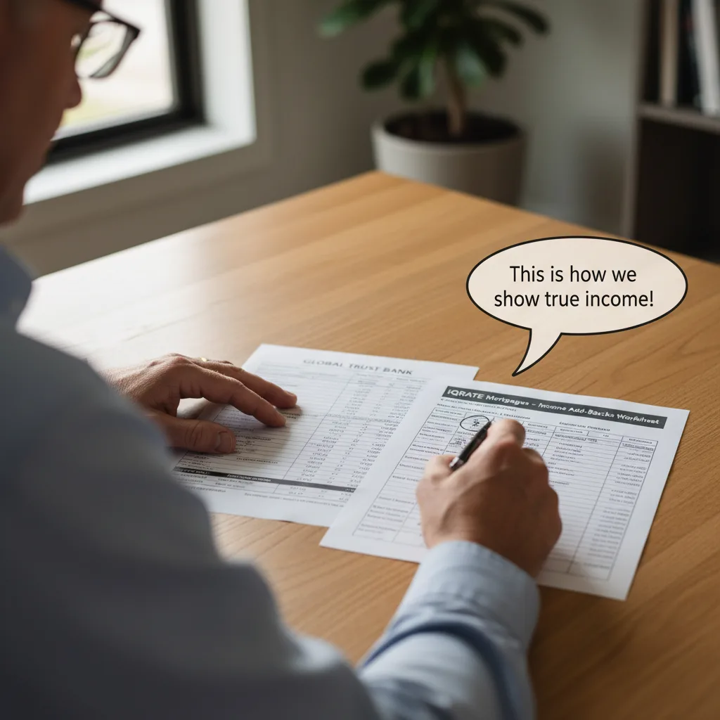 CPA preparing a Profit and Loss statement for a client.