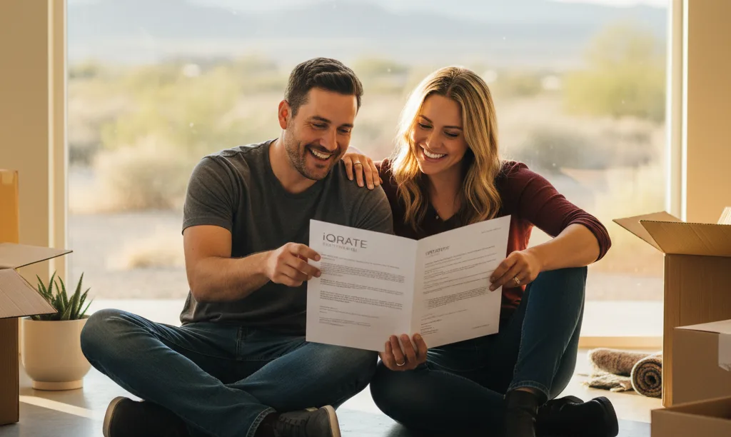 Couple celebrating their new Nevada home purchase.