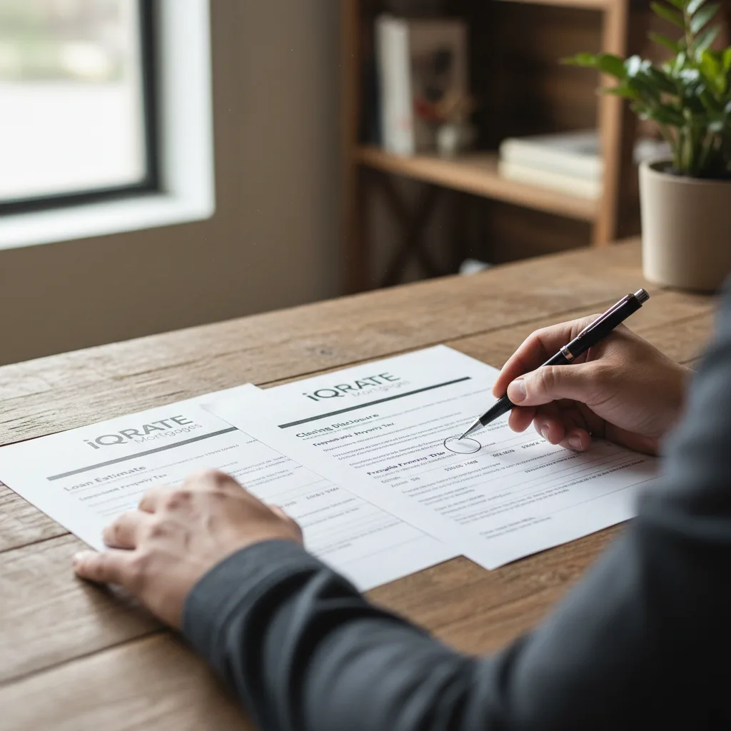 Final closing costs and prepaids for a new home purchase.