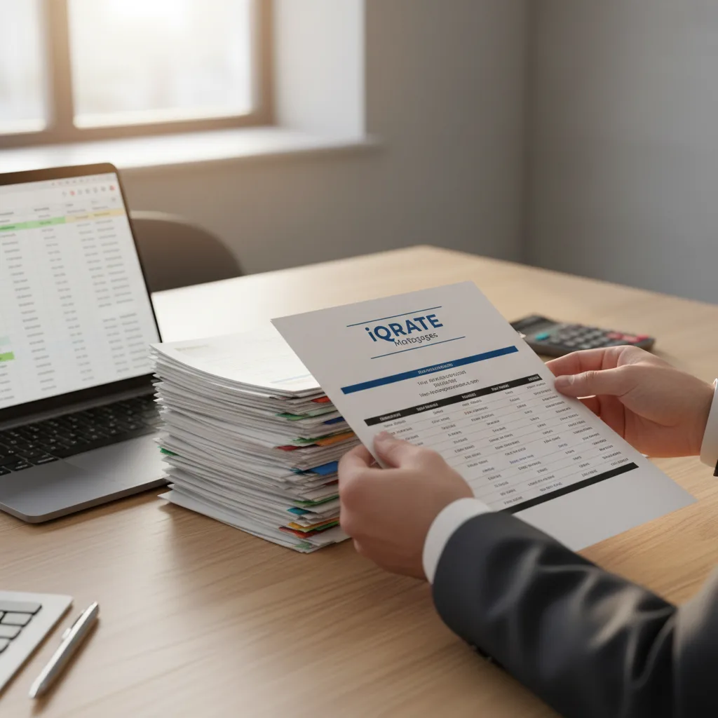 Couple successfully preparing their business financials for a home loan.