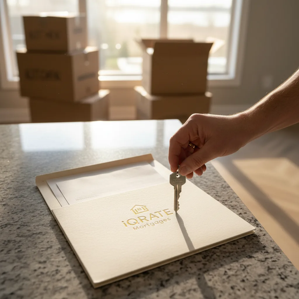 Bank statements and calculator on a desk representing income calculation.
