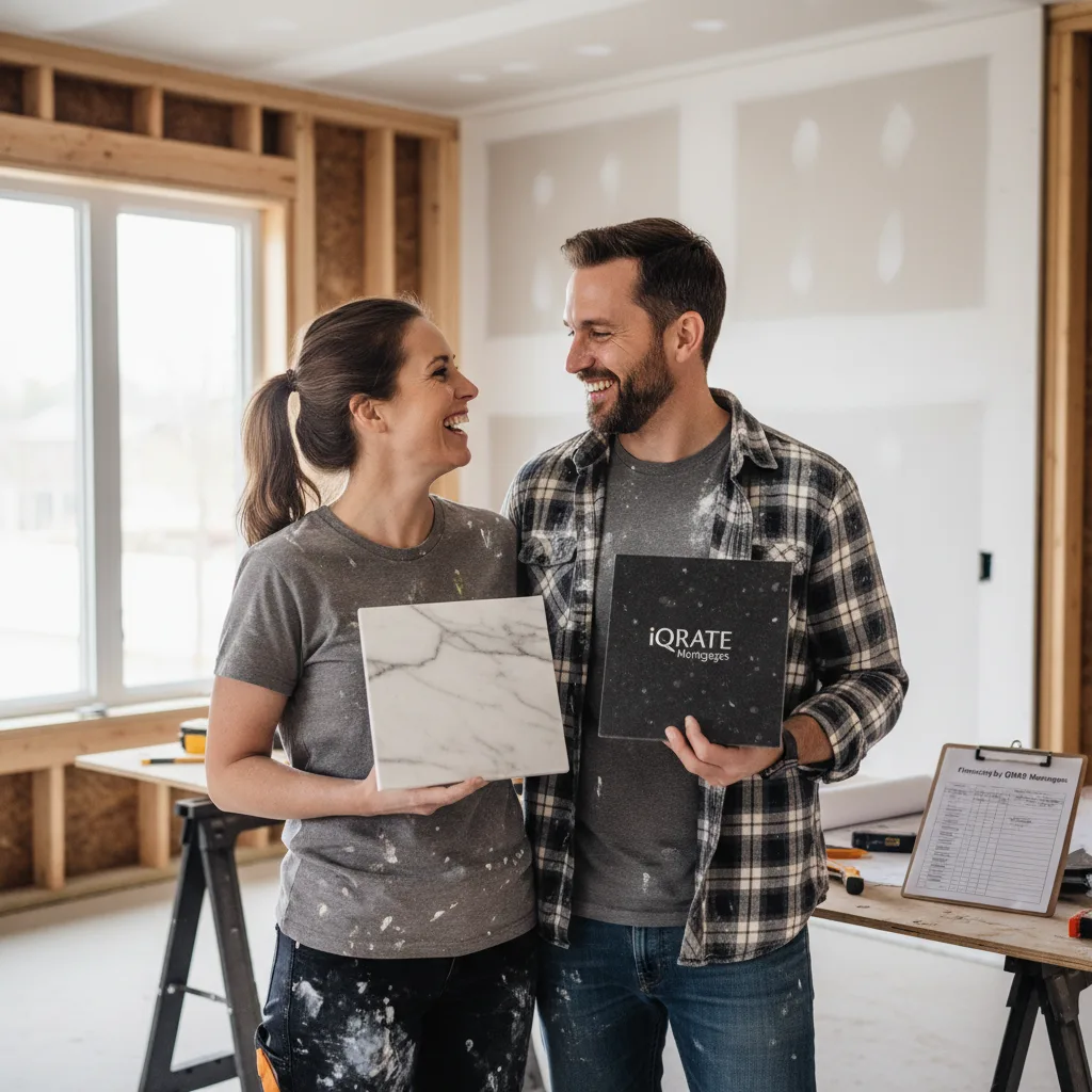 Renovated modern kitchen with new appliances