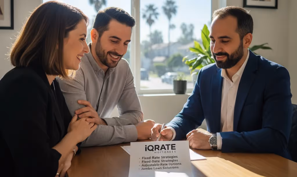 Advisor discussing California rental property strategies with clients.