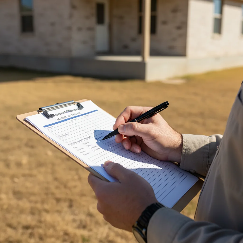 Buyer reviewing mortgage pre-approval documents, feeling confident about their offer.