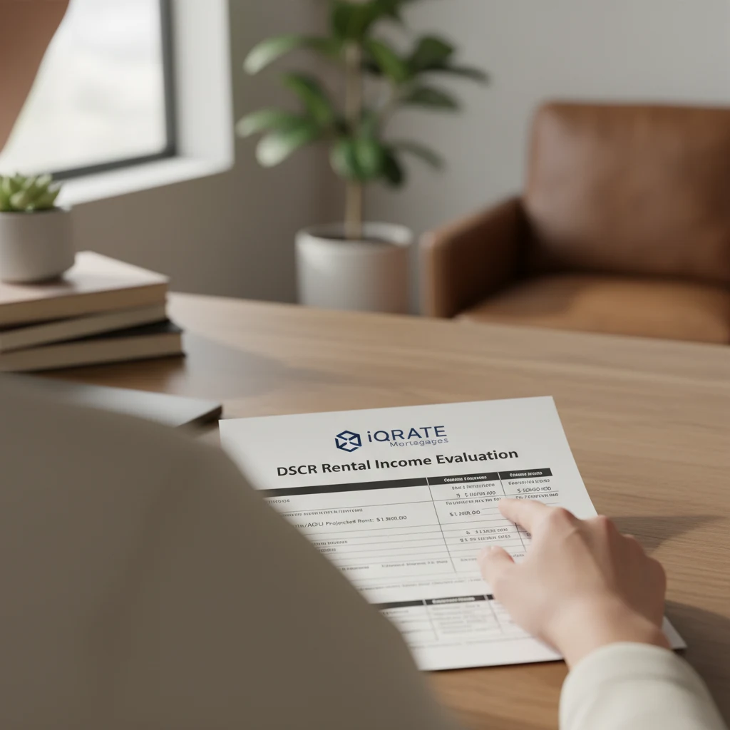 Living space inside an accessory dwelling unit for rental income calculation.