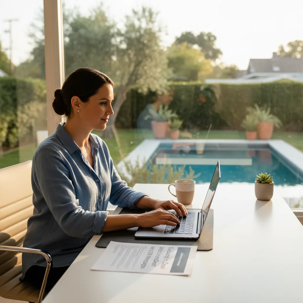 Comparing business and personal financial documents.