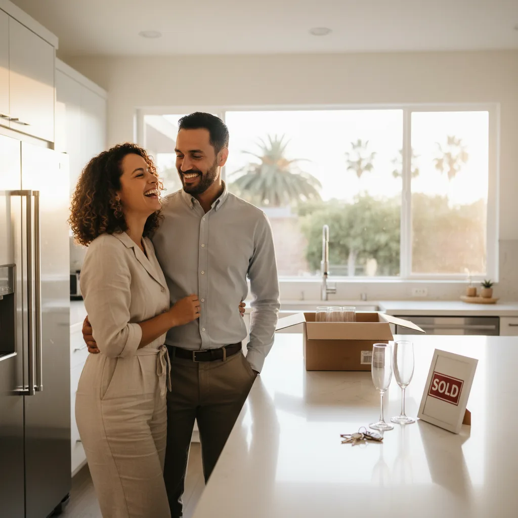 A modern kitchen in an investment property representing rental potential.