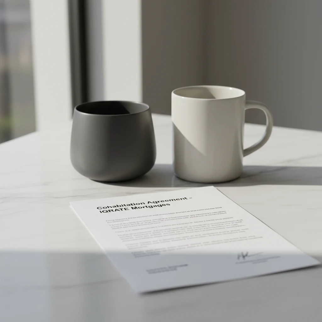 Couple discussing their mortgage application