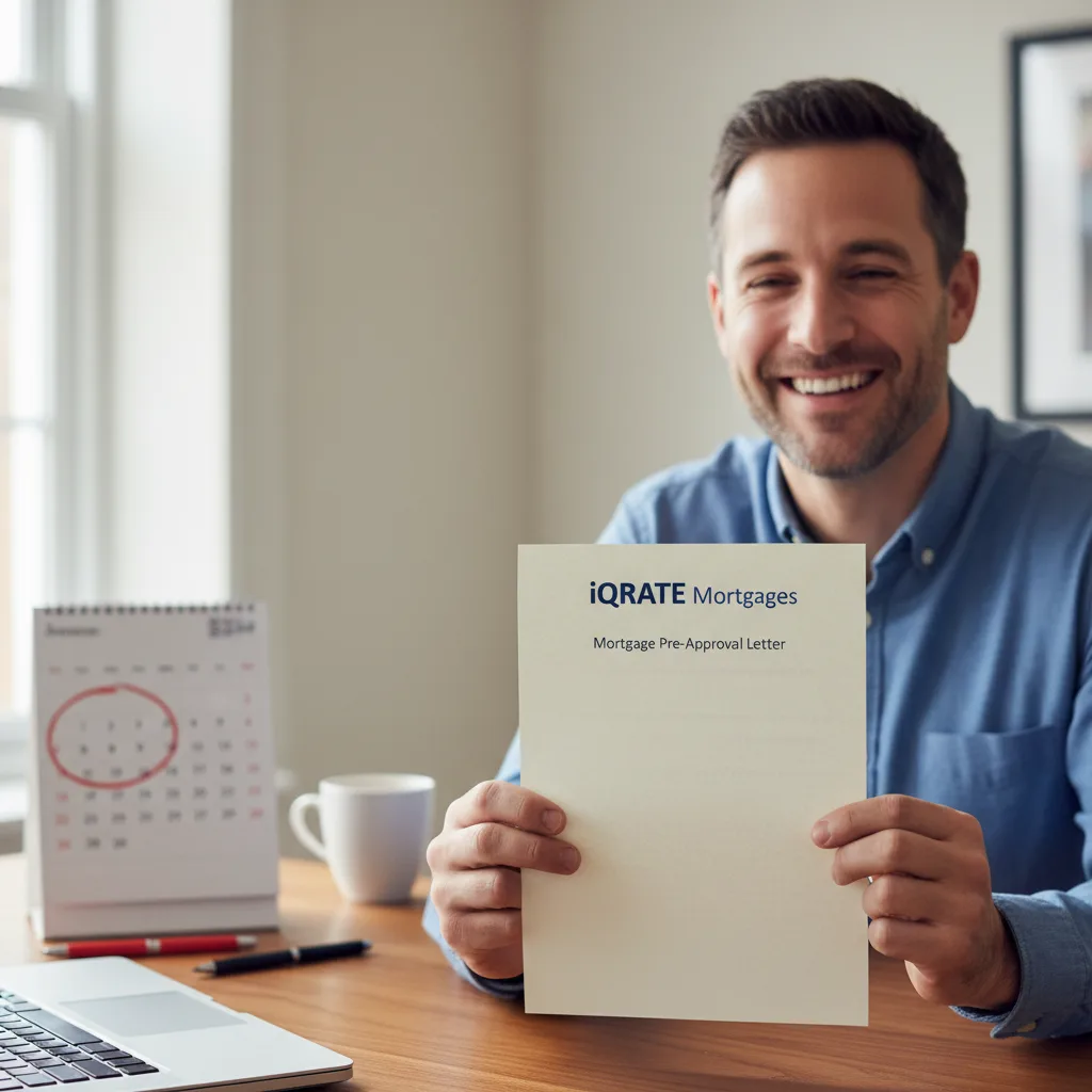 A homebuyer researches different mortgage lender options online