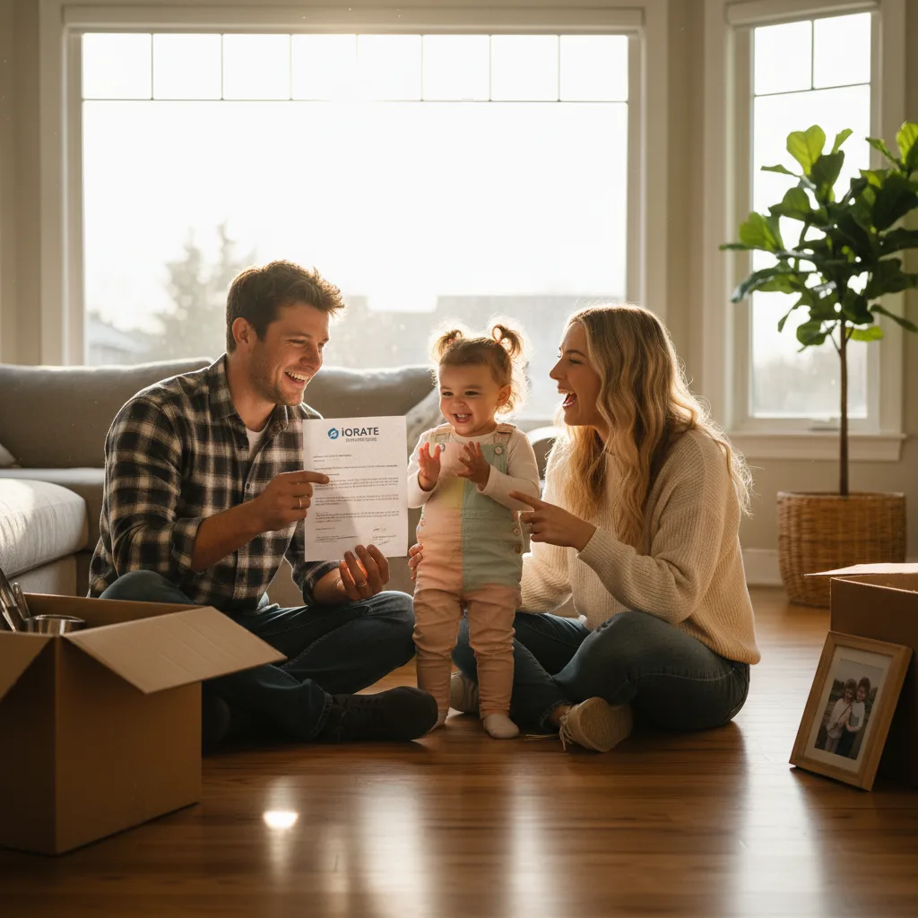 Couple reviewing their finances together on a laptop.