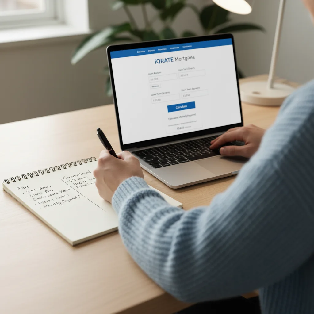 A well-maintained suburban home that would meet FHA and Conventional loan property standards.