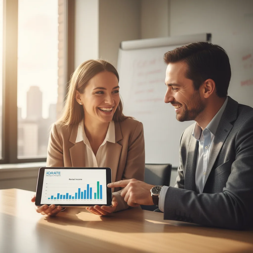 Luxury condo-hotel building with palm trees