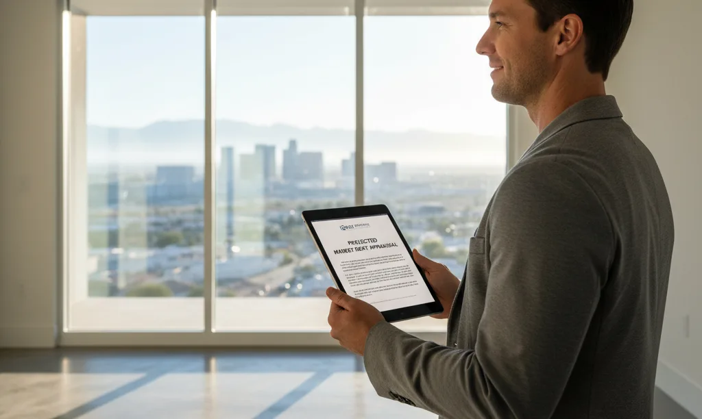 Investor with iQRATE Mortgages appraisal in vacant Nevada home.