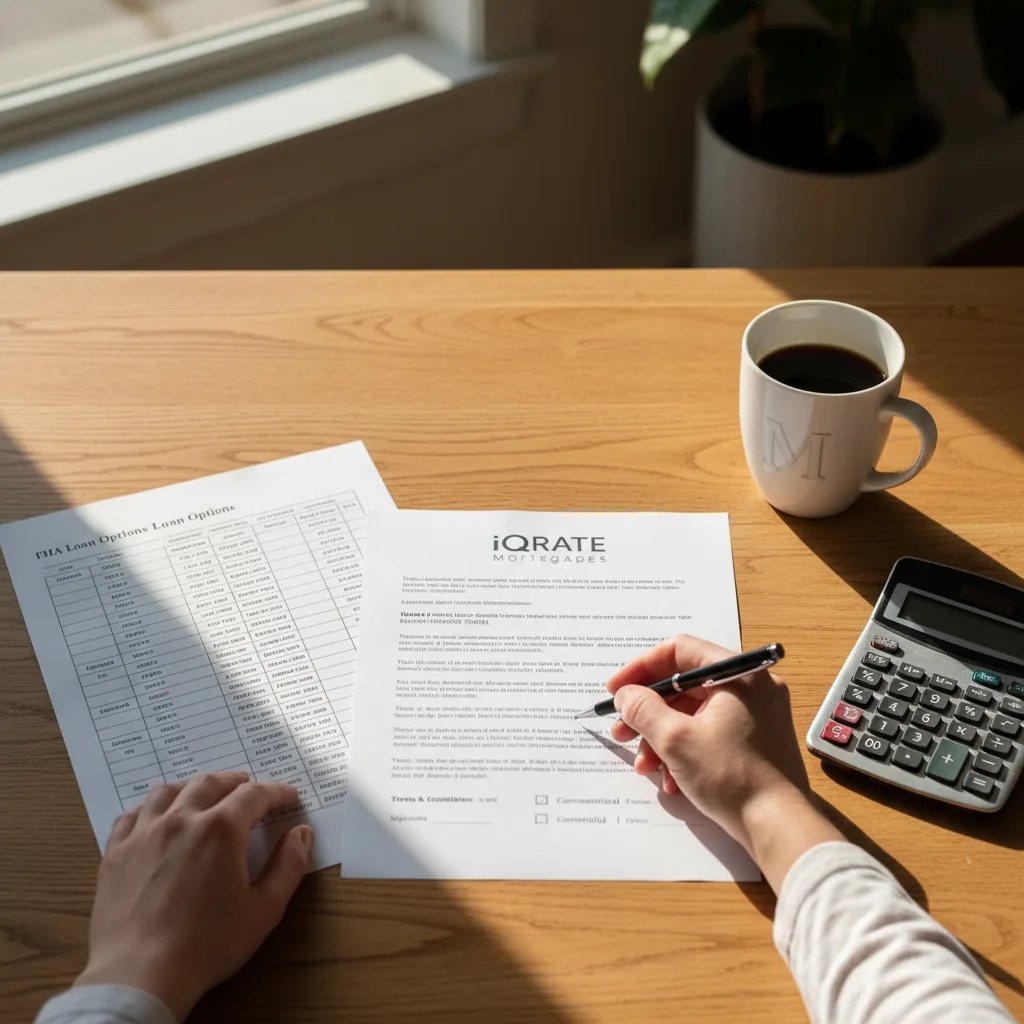 Calculator and keys representing mortgage planning and costs