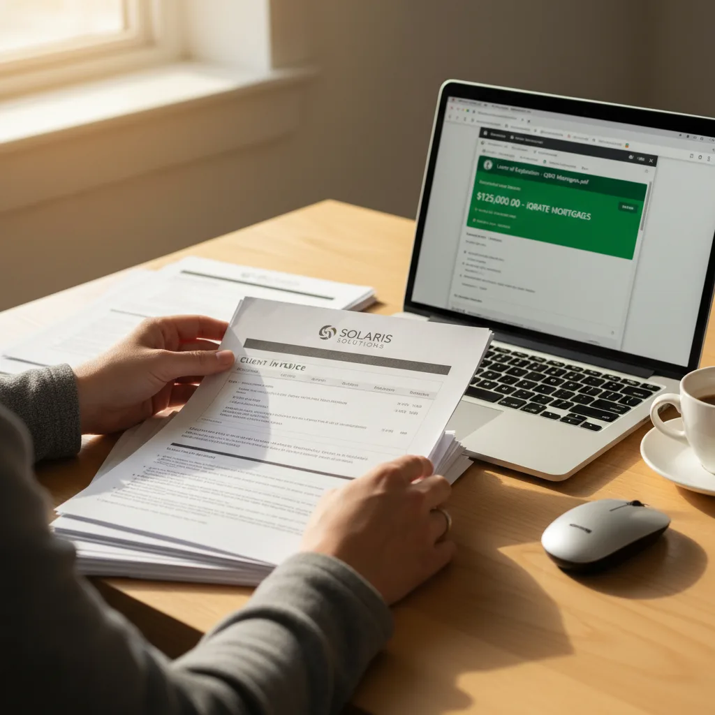 Writing a letter of explanation for a mortgage lender