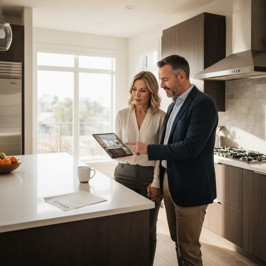 Multiple property deeds and documents.