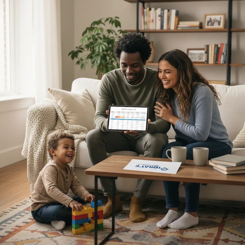 Family considering their homeownership options in Miami.