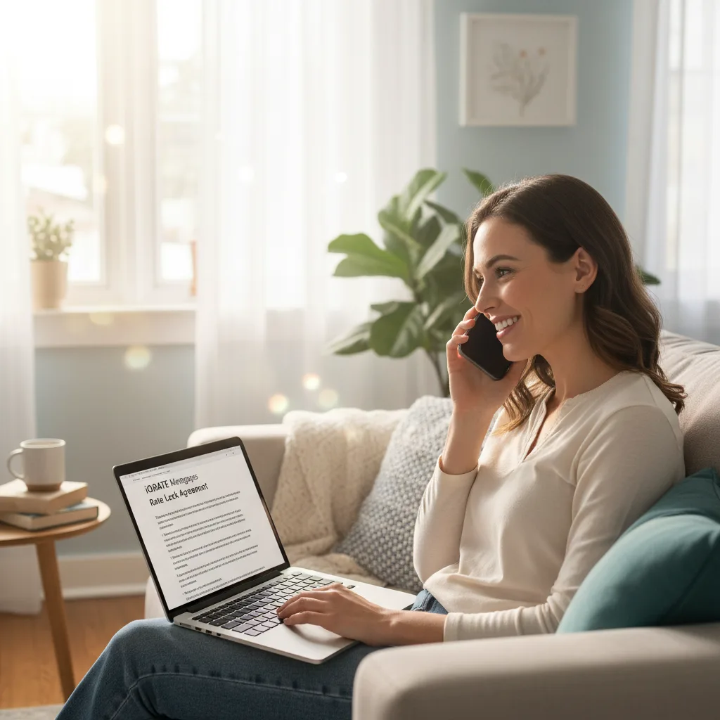 A person reviewing a loan estimate document at a desk.