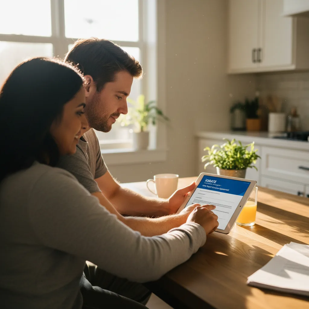 Exterior of a home being inspected for FHA standards.