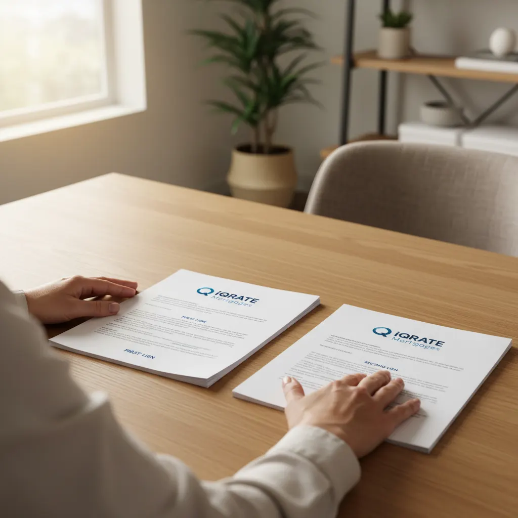 A family reviewing their mortgage options for a home in a high-cost area