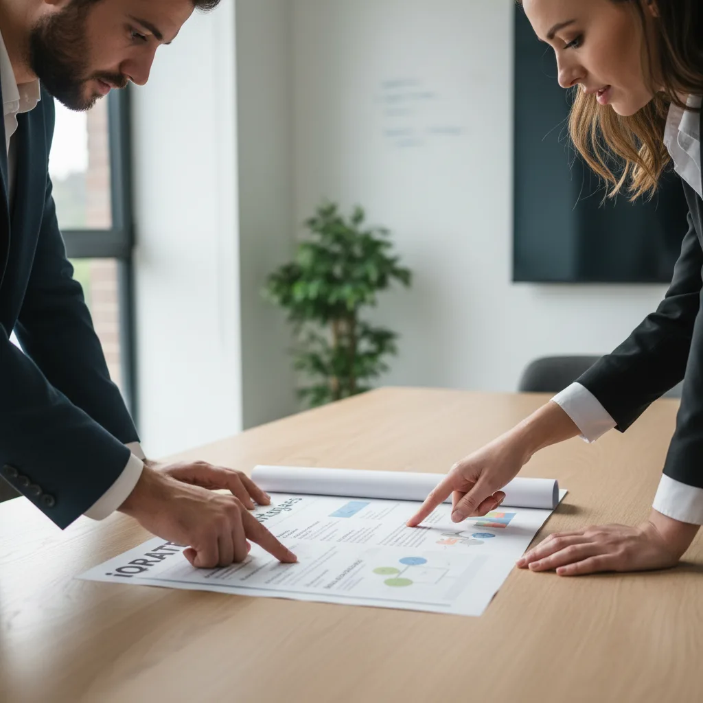 Financial documents and calculator representing LLC mortgage interest rates.