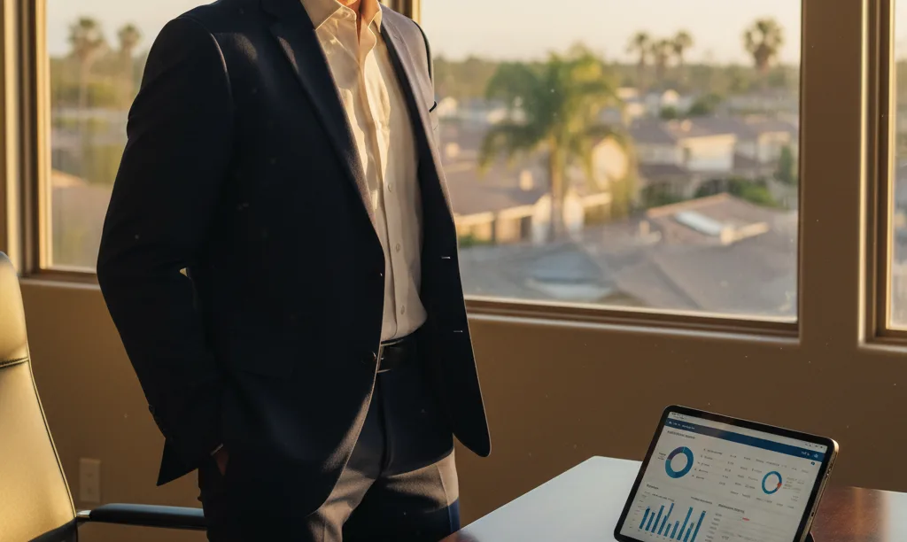 Seasoned investor planning his next California property.