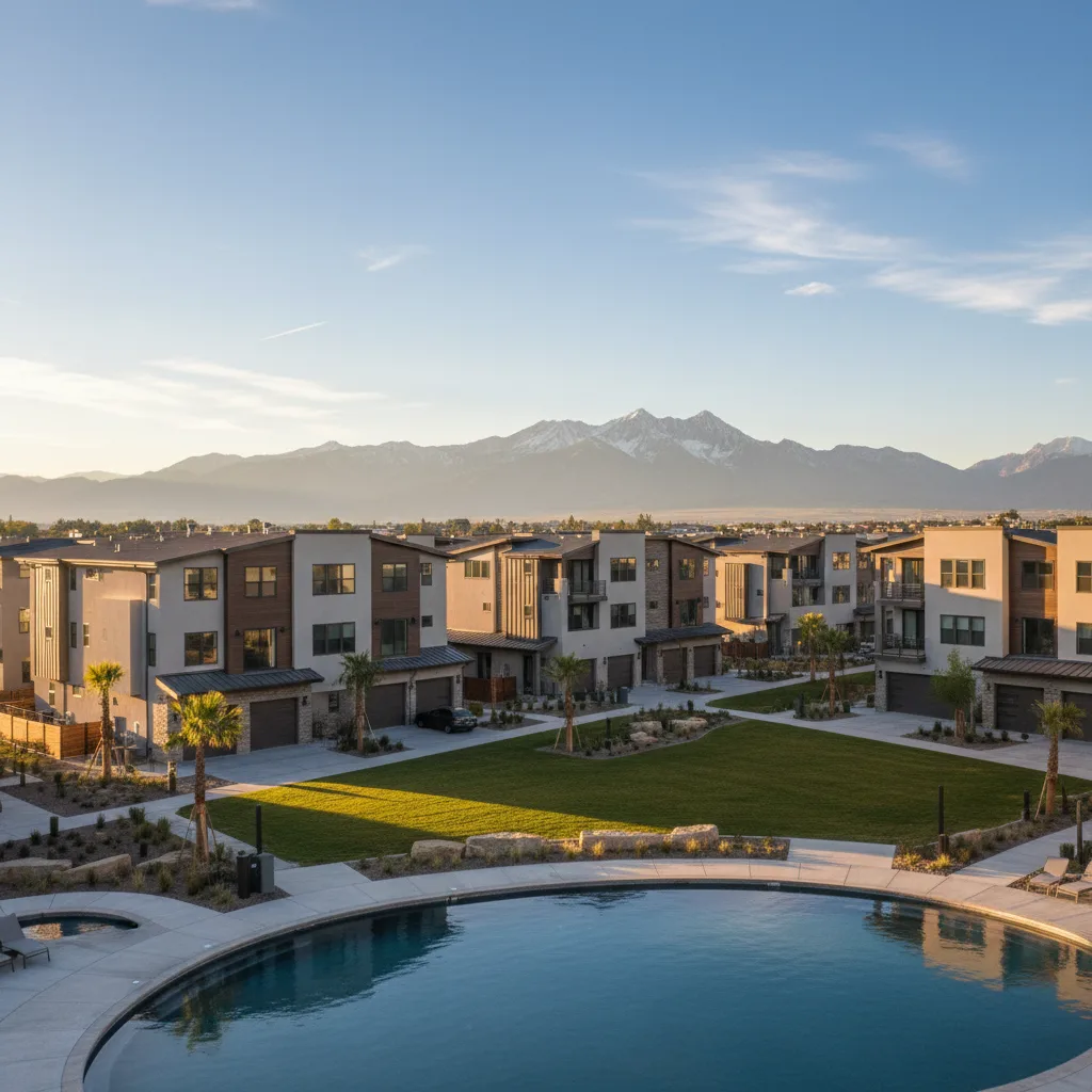 A person reviewing HOA documents for a DSCR loan application.