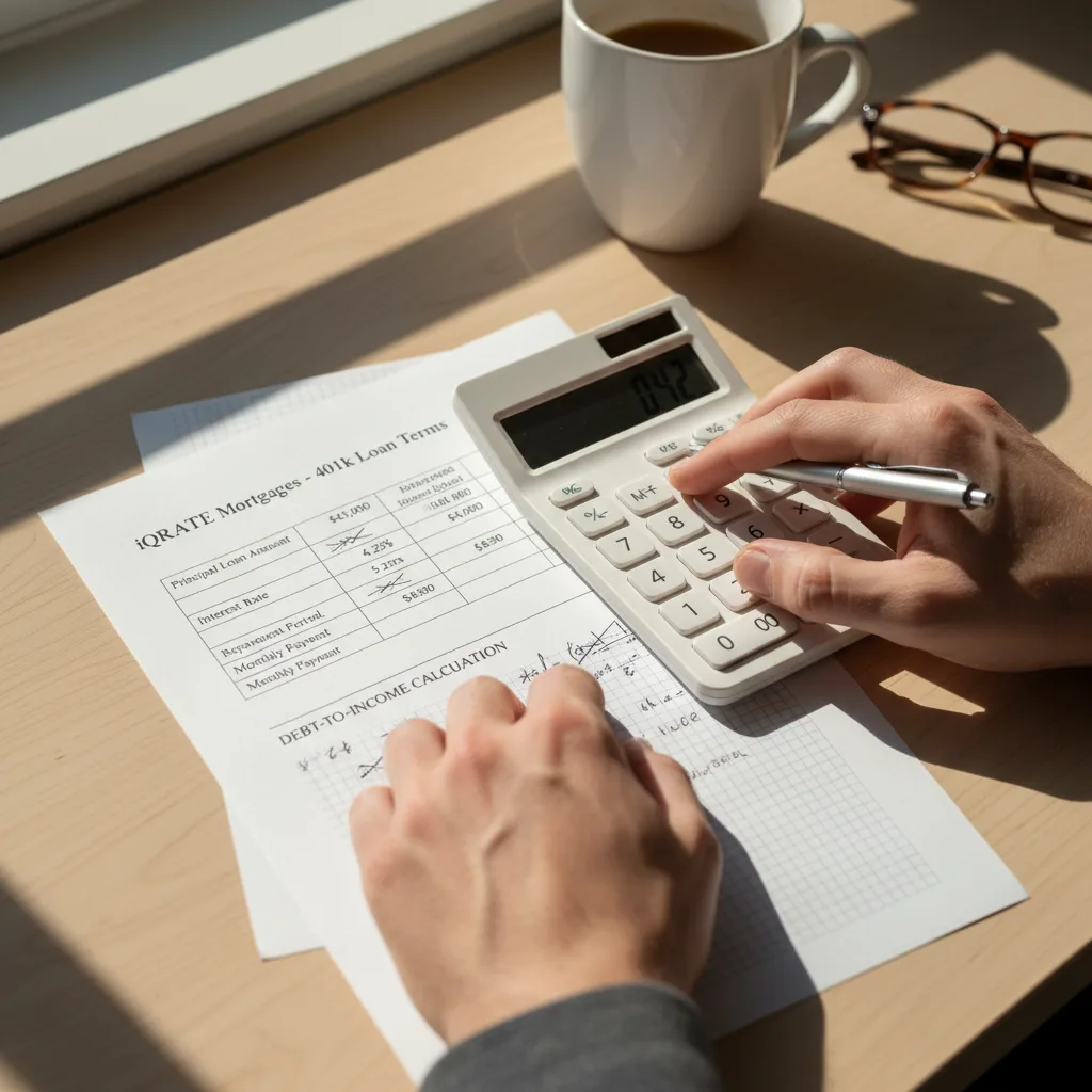 Family in front of new home considering the risks of a 401k loan