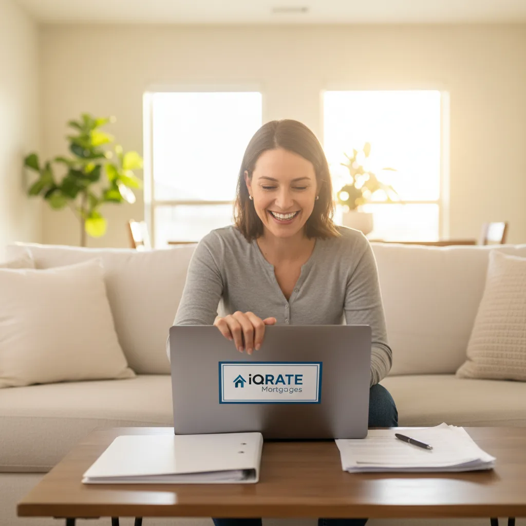 A magnifying glass examining a home loan document for errors.