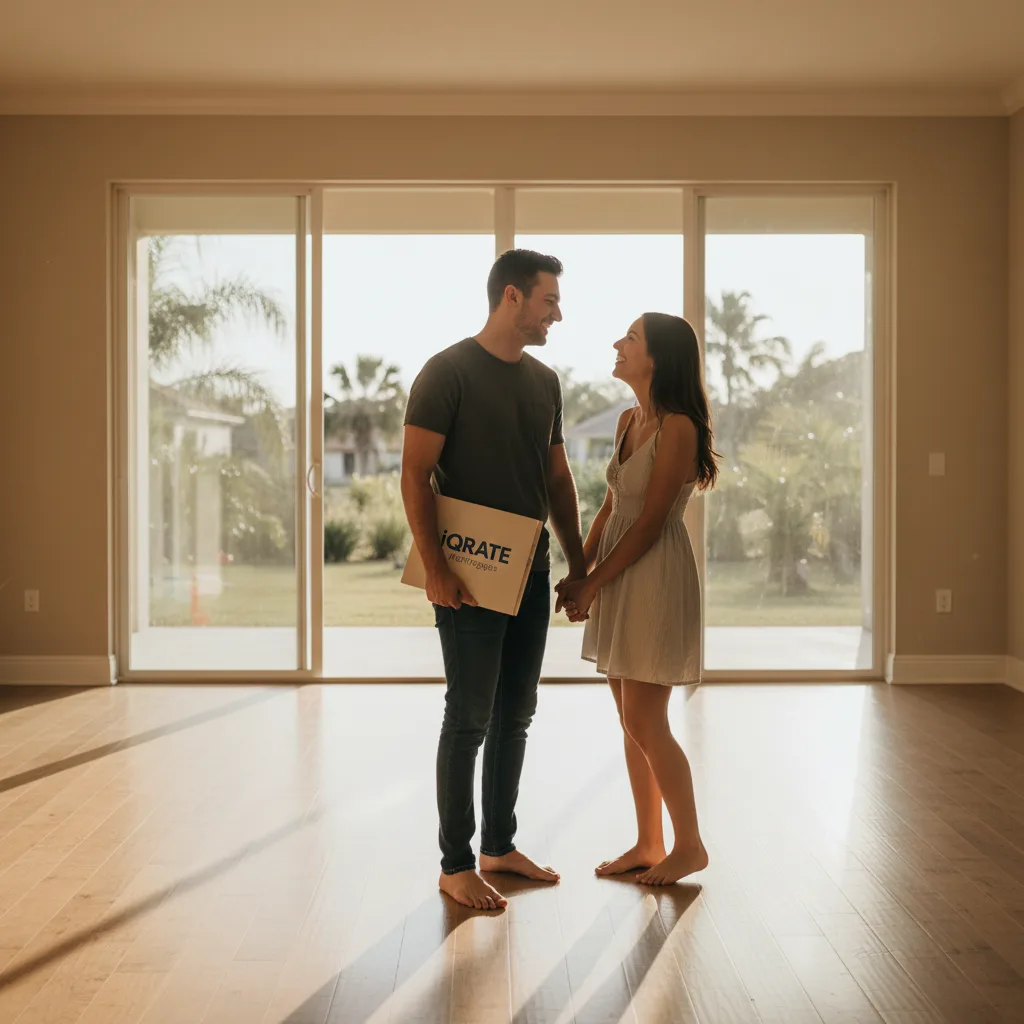 Comparing FHA and conventional loan documents for a home purchase.