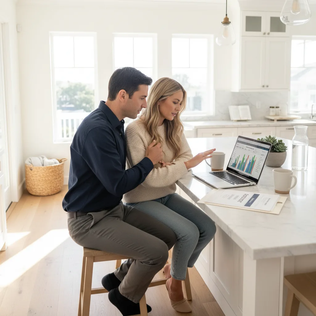 CPA reviewing a profit and loss statement