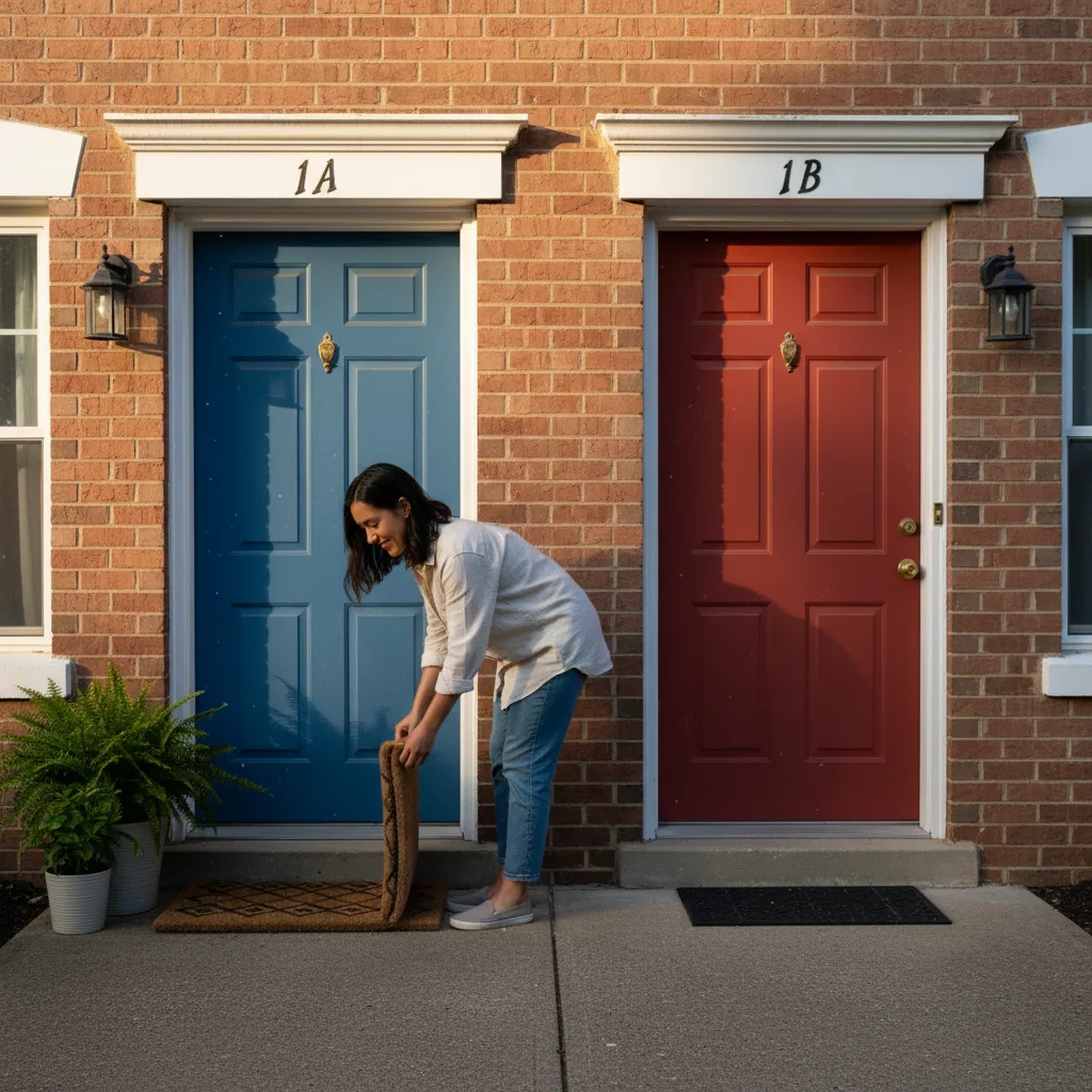 A modern multi-family home suitable for a VA loan investment.