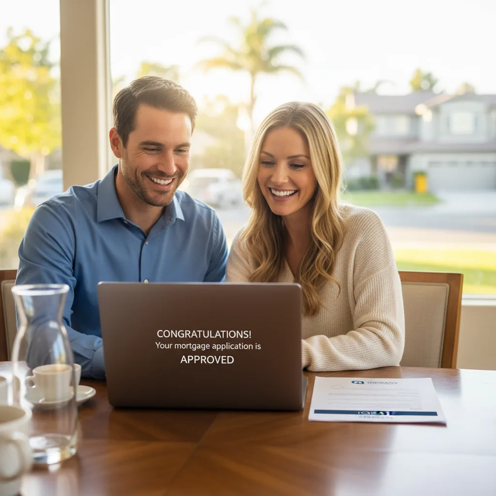 S-Corp owner organizing financial documents for a mortgage application.