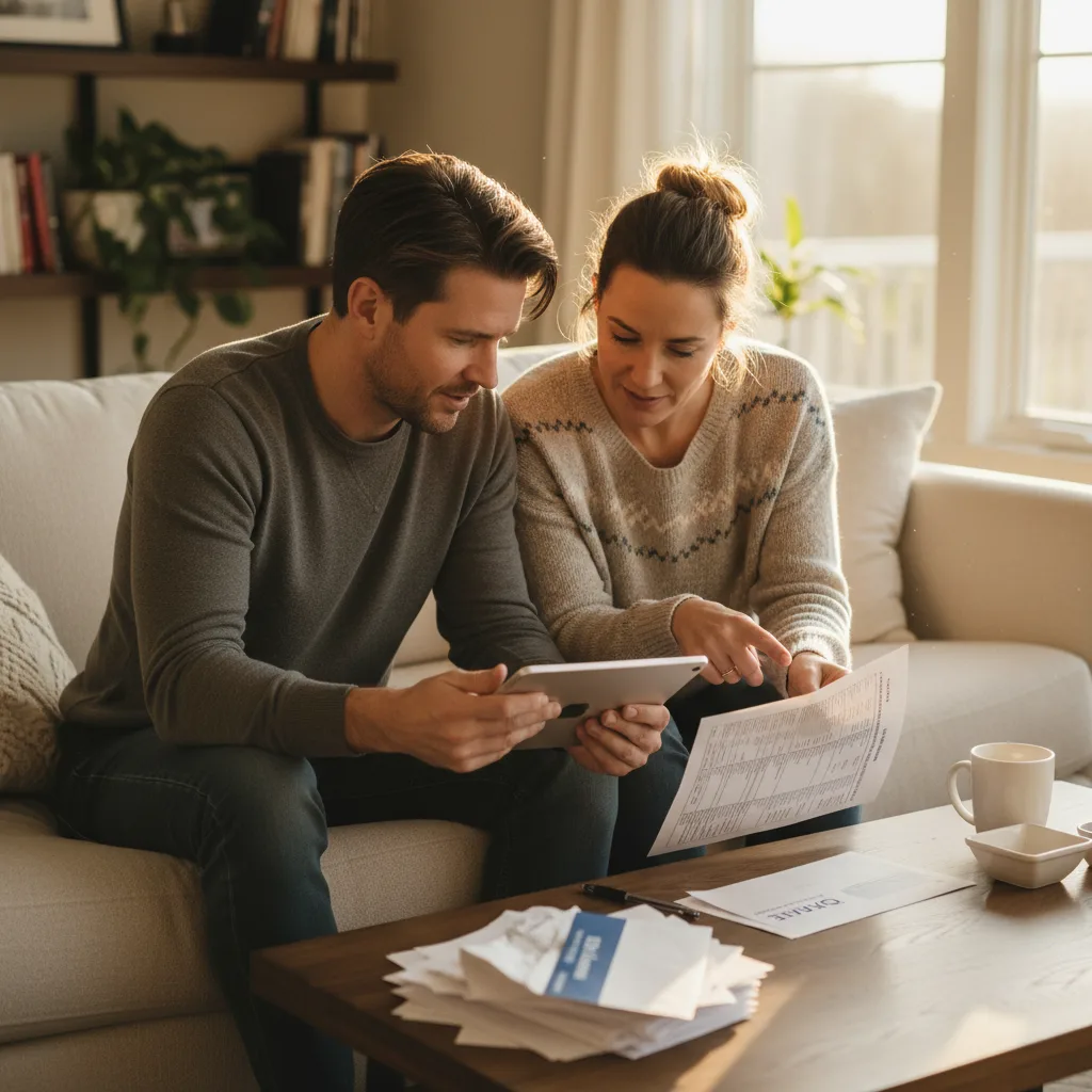 Gig worker calculating their seasonal income for a mortgage application.