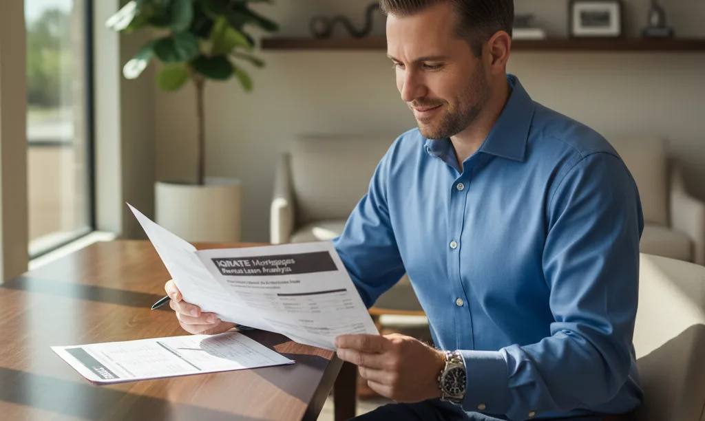 Investor analyzing a rental loan from iQRATE Mortgages.