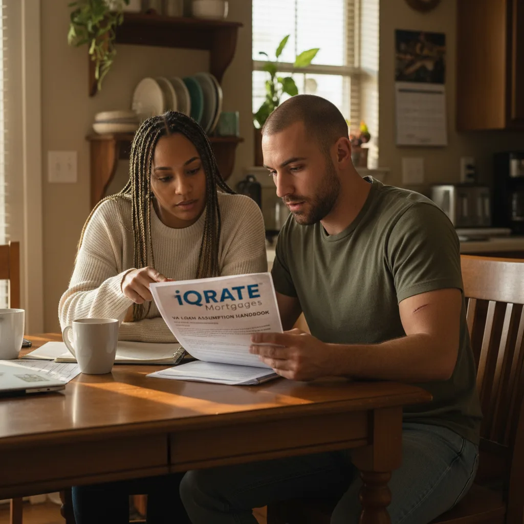 Buyer paying seller cash for home equity during a closing.
