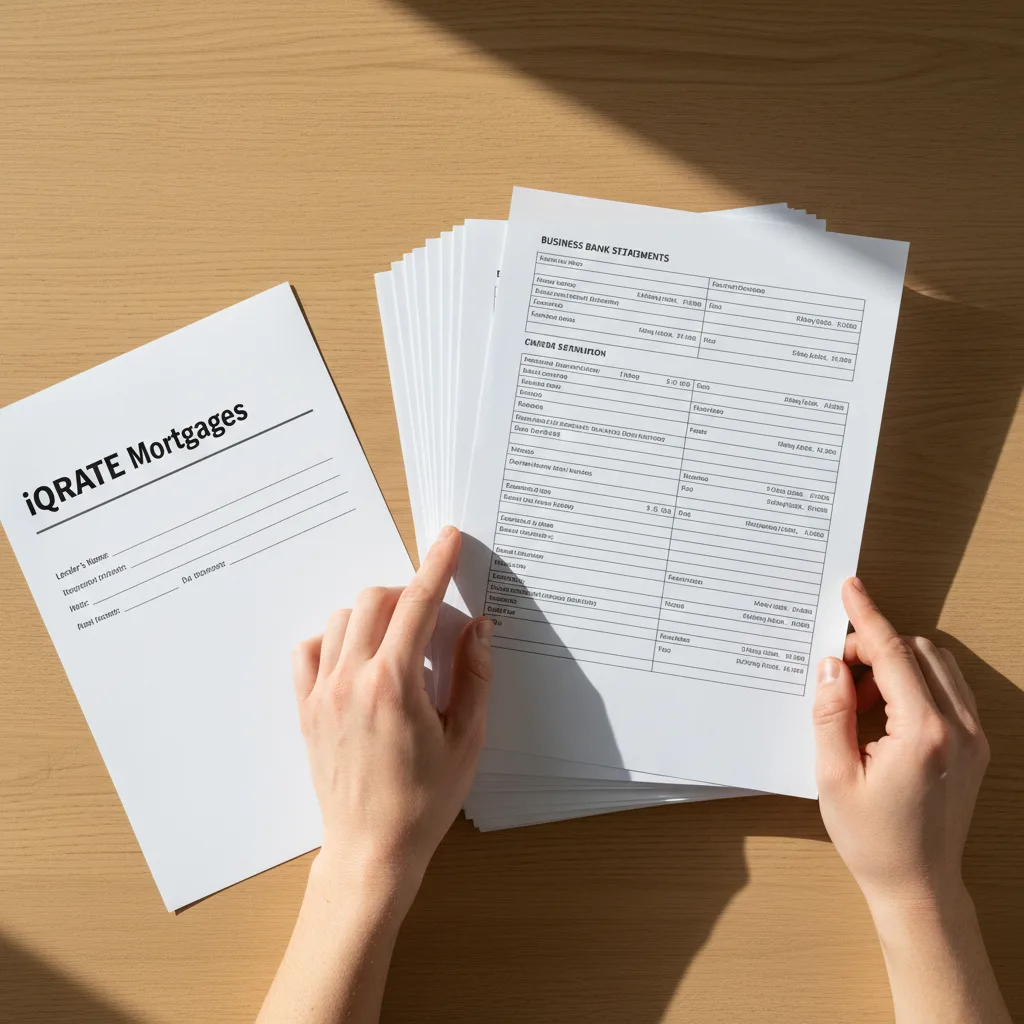 Self-employed professional managing business finances to prepare for a home loan.