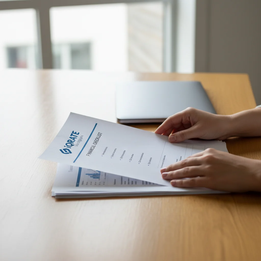 Homebuyer creating a checklist to prioritize credit repair for a mortgage.