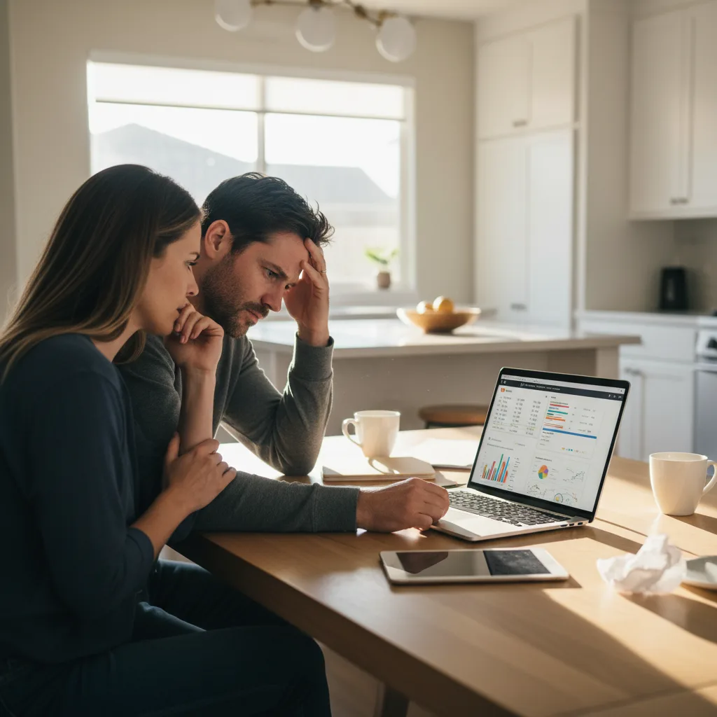 Real estate agent confidently providing an update to a happy client.