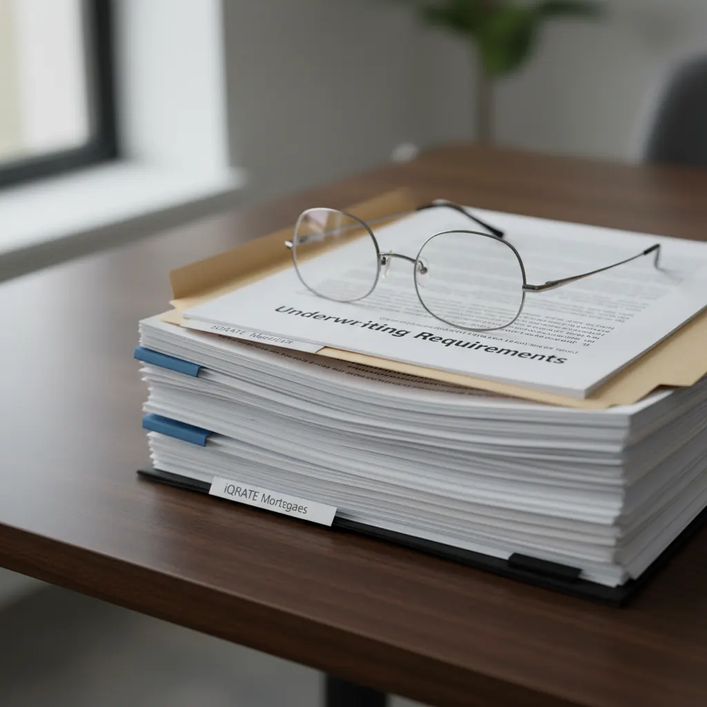 Close-up of a calculator and financial documents for DSCR calculation.