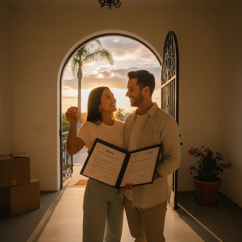 Family members signing a gift of equity letter