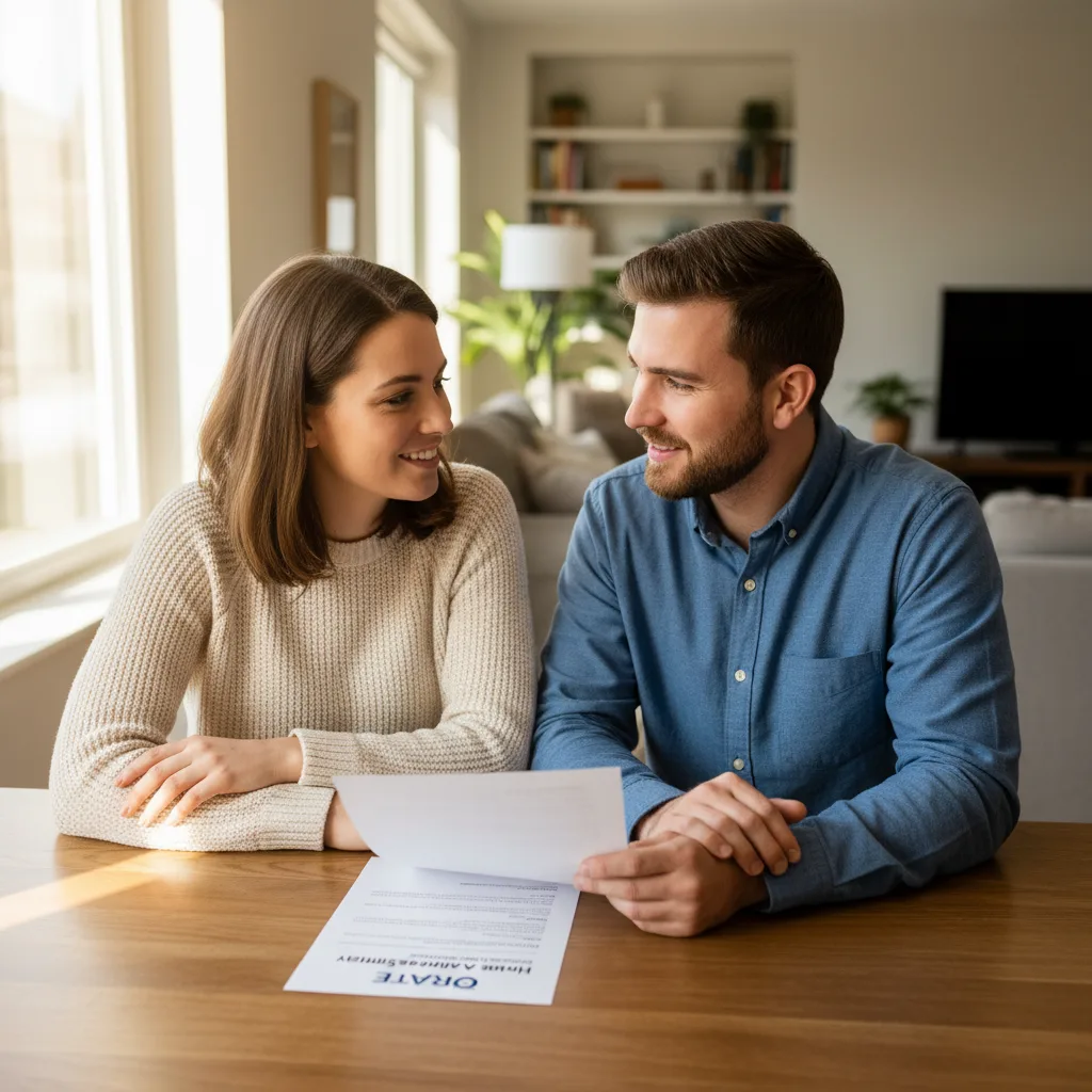 A home inspector examining the exterior of a house.