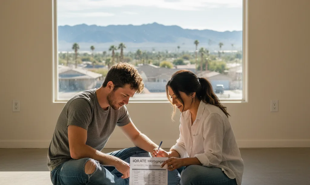Couple planning their home loan in Nevada.