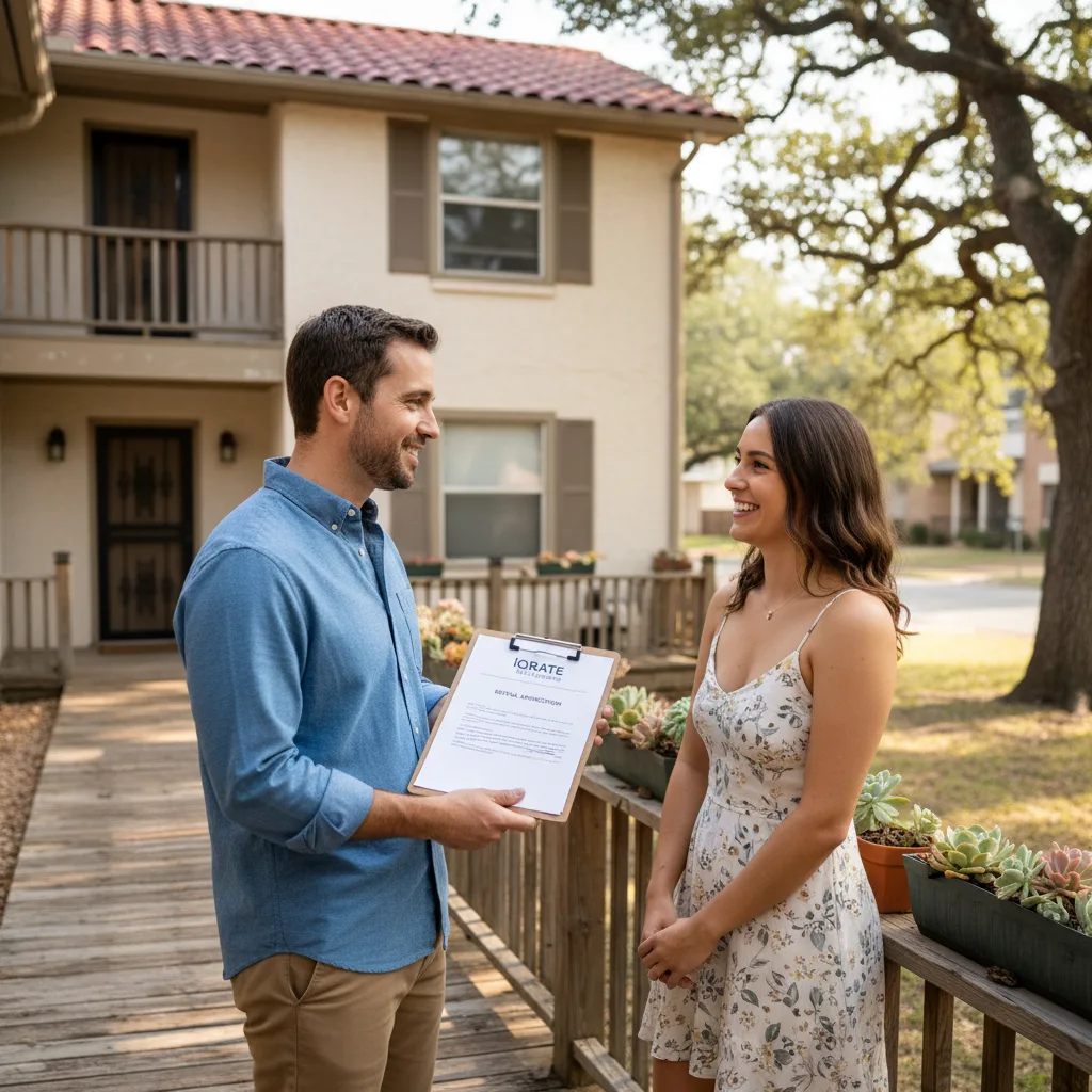 Military family happy about their new home.